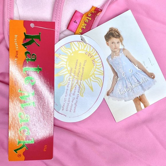 Kate Mack Girls Swimsuit Size 4 NEW - Picture 7 of 8